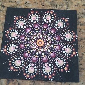 Hand Painted Mandala